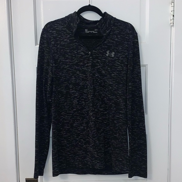 Men’s UA Threadborne Seamless 1/4 zip - Large - Picture 1 of 2